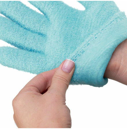 NatraCure Spa-gloves aqua livebild
