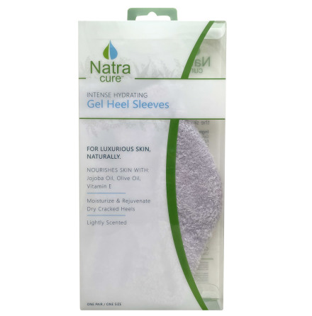 NatraCure Spa-heelsleeves lila